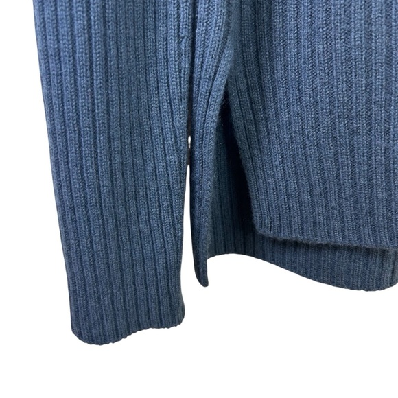Vince - Women’s Wool, Cashmere Blend Knit Sweater in ‘Tide Pool’ - Blue, Medium - Picture 12 of 14